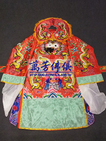 神將浮繡文袍